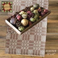 Bayberry Weave Tan & Cream Table Top Collection