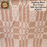 *Bayberry Weave Tan & Cream Table Top Collection