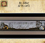 Be Silent...Whisper of God Lighted 12"x36" Artist Billy Jacobs