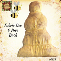 Aged Fabric Bee & Hive