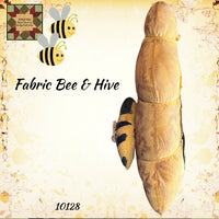 Aged Fabric Bee & Hive