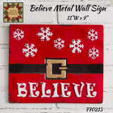 Believe Metal Wall Sign