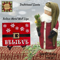 Believe Metal Wall Sign