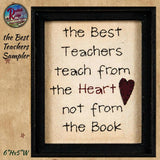 Framed Best Teachers Sampler