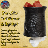 Black Star Tart Warmer Night Light