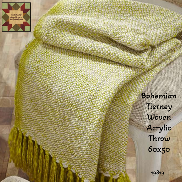 Bohemian Tierney Woven Acrylic Throw 60x50