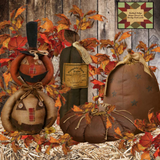 Grunge Pumpkin Family on Base