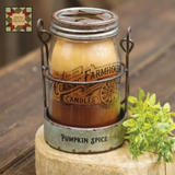 Pumpkin Spice Candle w/Holder & Star Lid