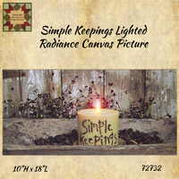 Simple Keepings Radiance Lighted Canvas Picture