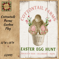 Cottontail Farms Garden Flag