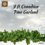 Canadian Pine Garland, 9 ft.