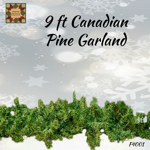 Canadian Pine Garland, 9 ft.