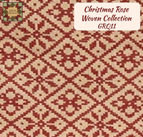 Christmas Rose Woven Table Top Collection