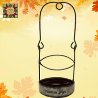 Pumpkin Spice Candle w/Holder & Star Lid