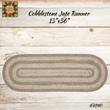 Cobblestone Jute Runner, Trivet and Rugs 2 Styles, More Available