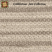 Cobblestone Jute Runner, Trivet and Rugs 2 Styles, More Available