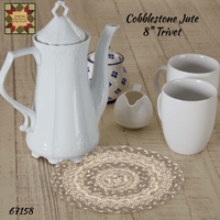 Cobblestone Jute Runner, Trivet and Rugs 2 Styles, More Available