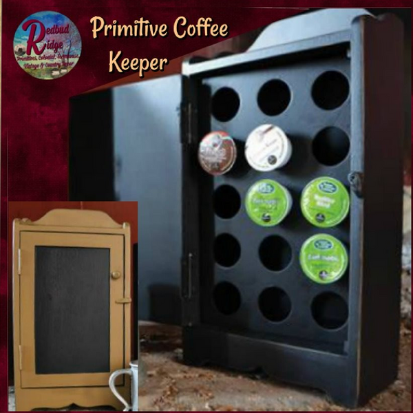 *Coffee Keeper Black Cabinet