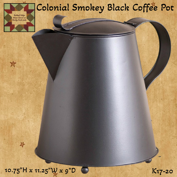 Colonial Black Coffee Pot ~ 50% Savings