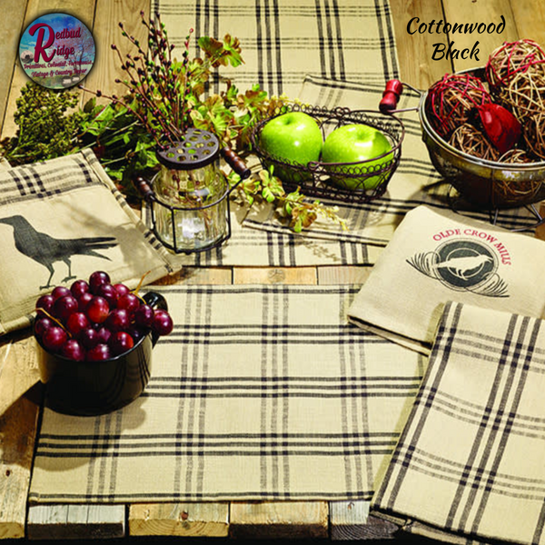 Cottonwood Black/Tan Table Top Collection **50% Savings