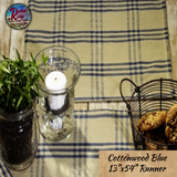 Cottonwood Blue/Tan Table Top Collection **50% Savings