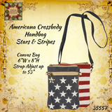 Americana Crossbody Handbag with Stars & Stripes