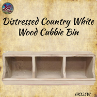 Bin Wood Distressed Cubbie Choice