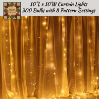 Curtain Lights Electric 10'x10 or 10'x20