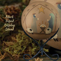 Nativity Decorative Hand-painted Wood Ball 4"