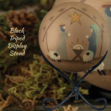 Nativity Decorative Hand-painted Wood Ball 4"