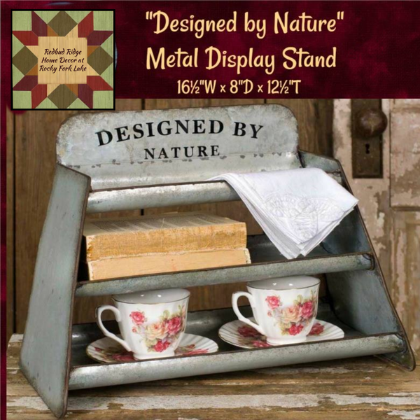 Metal Counter Stand Designed by Nature