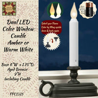 Sensor Candle ~ Comes On At Dusk/Off at Dawn