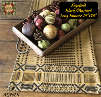 Edgefield Black & Wheat/Mustard Table Top Collection
