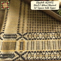 Edgefield Black & Wheat/Mustard Table Top Collection