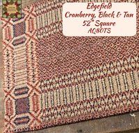 Edgefield Cranberry, Black & Tan Table Top Collection