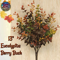 Fall Eucalyptus Berry Bush 13"