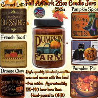 Crossroads 26oz Fall Memories Scents Candle Jars Including Fall Artwork