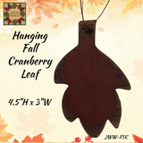 Hanging Fall Leaf 4.5"H
