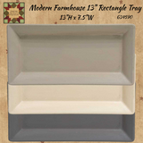Rectangle Tray 13"L Assorted Colors