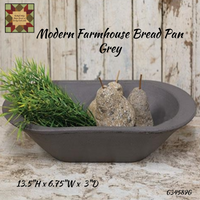 Bread Pan Grey, Stoneware or Soft White
