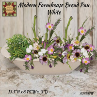 Bread Pan Grey, Stoneware or Soft White