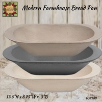 Bread Pan Grey, Stoneware or Soft White