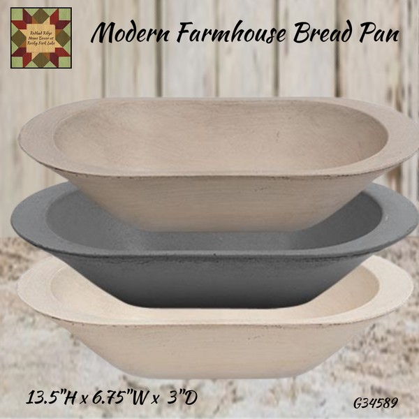 Modern Farmhouse Bread Pan Assorted Colors