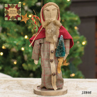 Father Time Santa Standing  14"H
