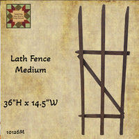 Lath Wood Display Fence  2 Sizes