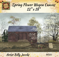 Spring Flowers Canvas 12"x18"  Artist Billy Jacobs