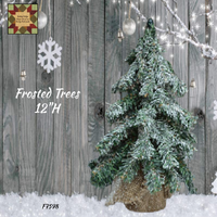 Snowy Pine Trees 12" 18" or 24"