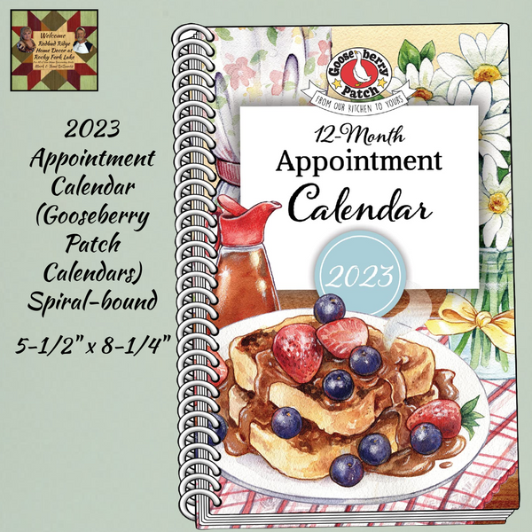 Gooseberry Patch 2023 Appointment Calendar