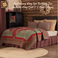 Gatlinburg King 3 pc Set  Quilt Plus 2 King Shams **50% Savings