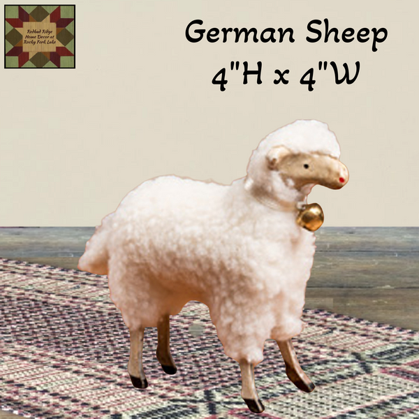 German FOLK ART SHEEP 2 Sizes